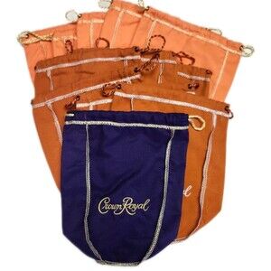 Crown Royal - 12 cloth bags with drawstring